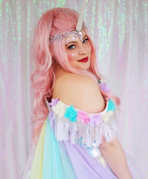 Rose Rainbow Unicorn Princess